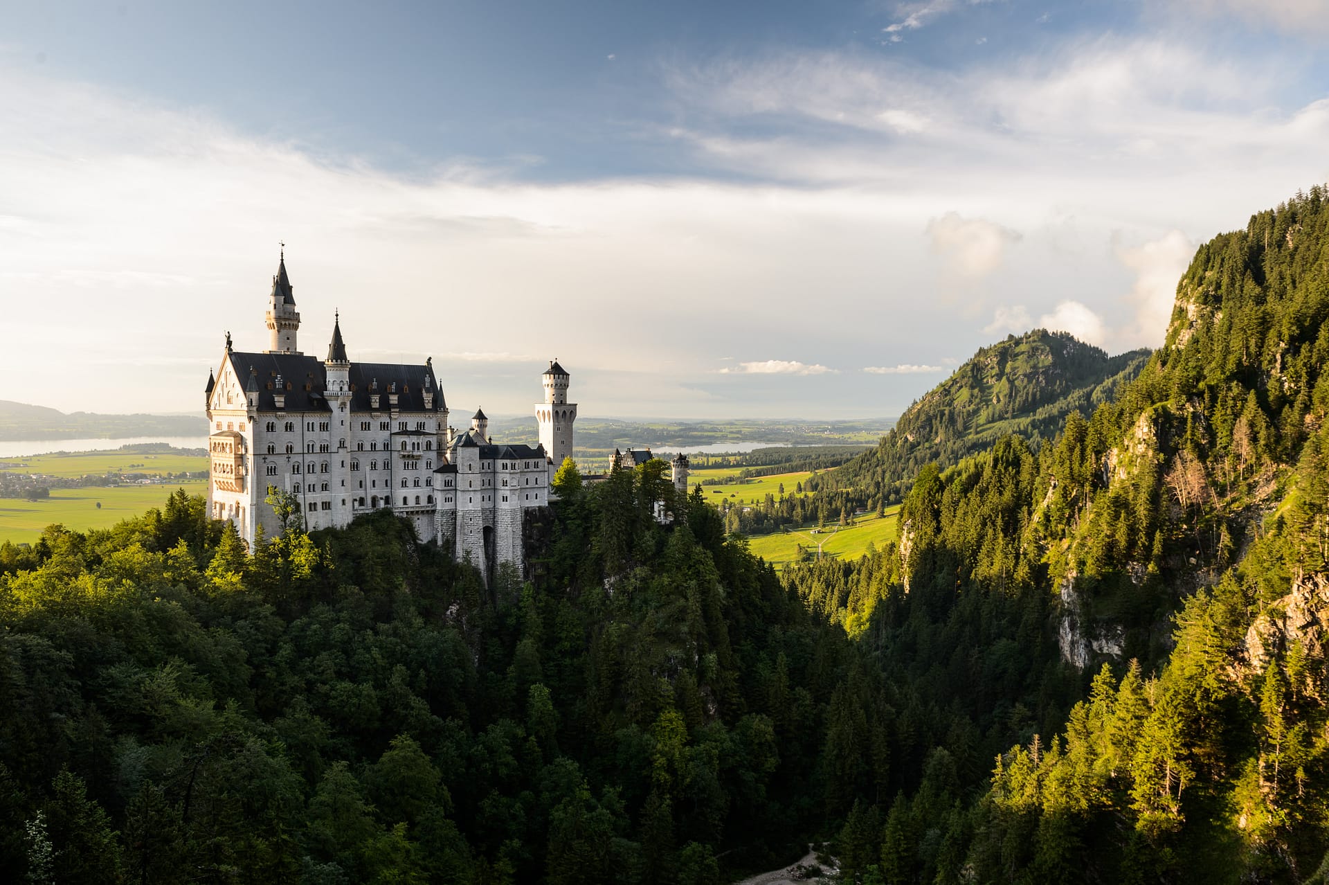 Neuschwanstein Castle, Germany; a fairytale enchanting castle