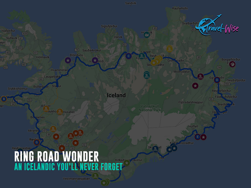 Iceland-Road-trip-road map