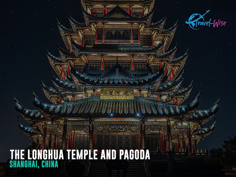 the Longhua Temple and Pagoda. Shanghai, China. Business trip