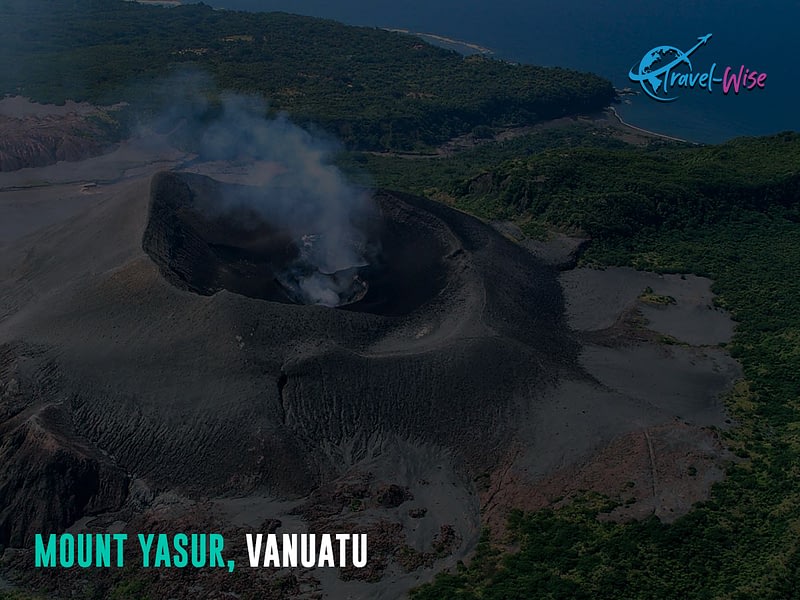 A picture of Mount Yasur, Vanuatu