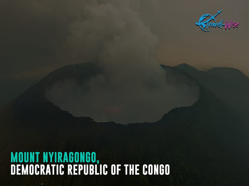 A picture of Mount Nyiragongo, Democratic Republic of the Congo