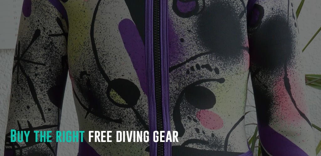 a colorful diving suit
