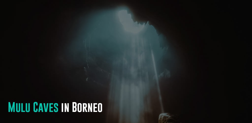 sunrays shining into the hole of a cave