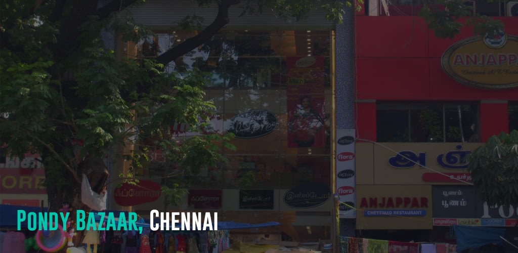 a commercial area with different shops