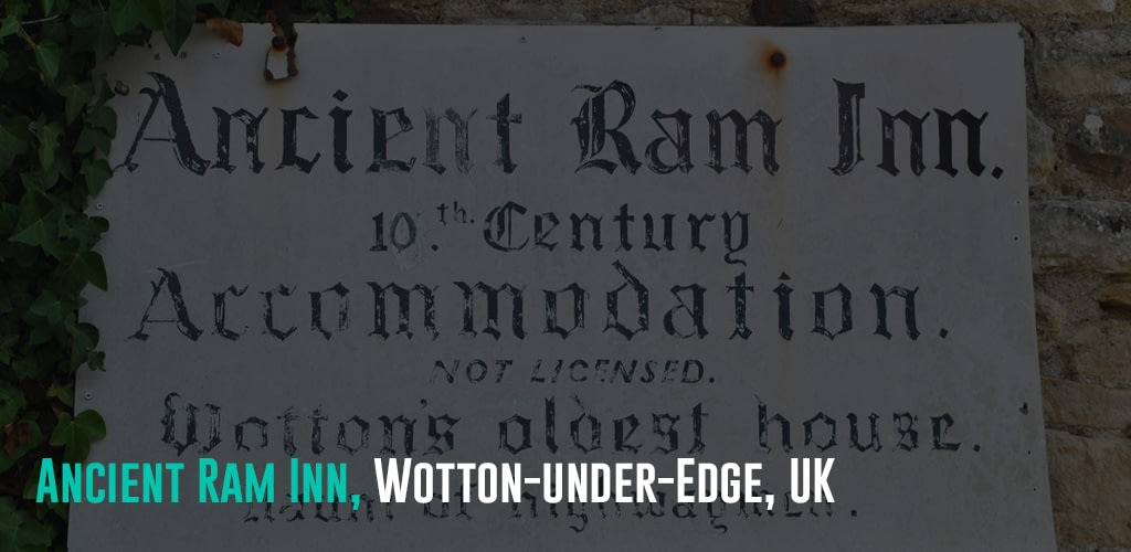 an old signage