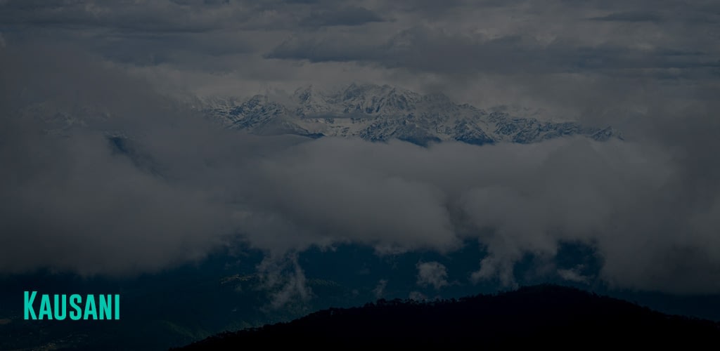 a view of the Himalayan Range