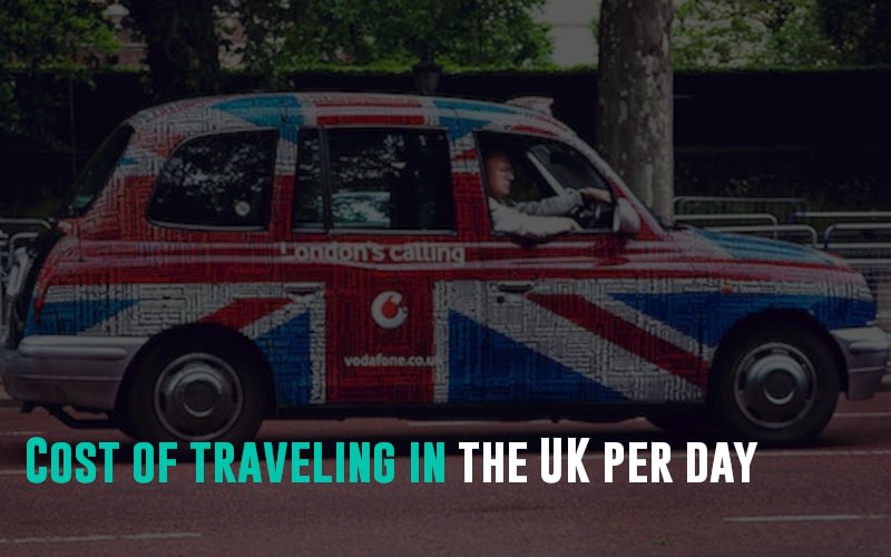 Cost of traveling in the UK per day