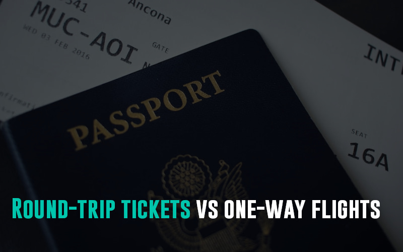 Round-trip tickets vs one-way flights