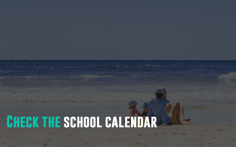 Check the school calendar
