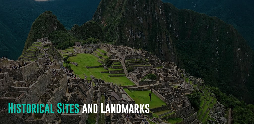 Machu Picchu aerial view