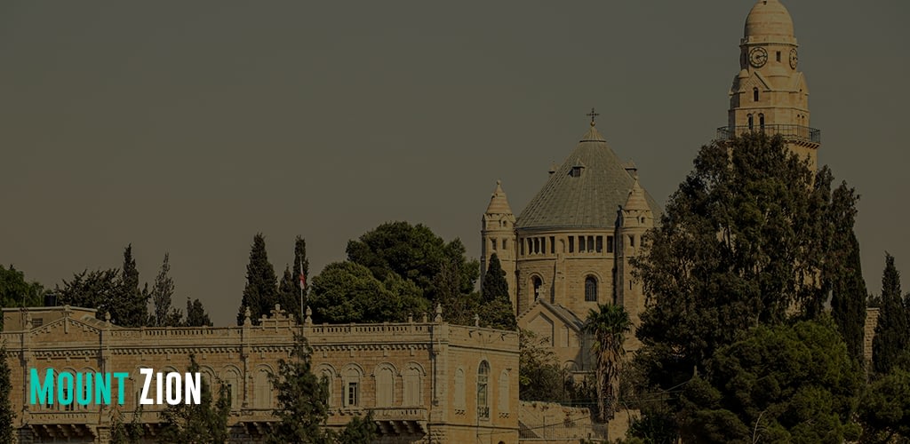 A photo of the shrine of Mount Zion.