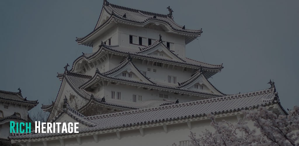 A historical Japanese castle.