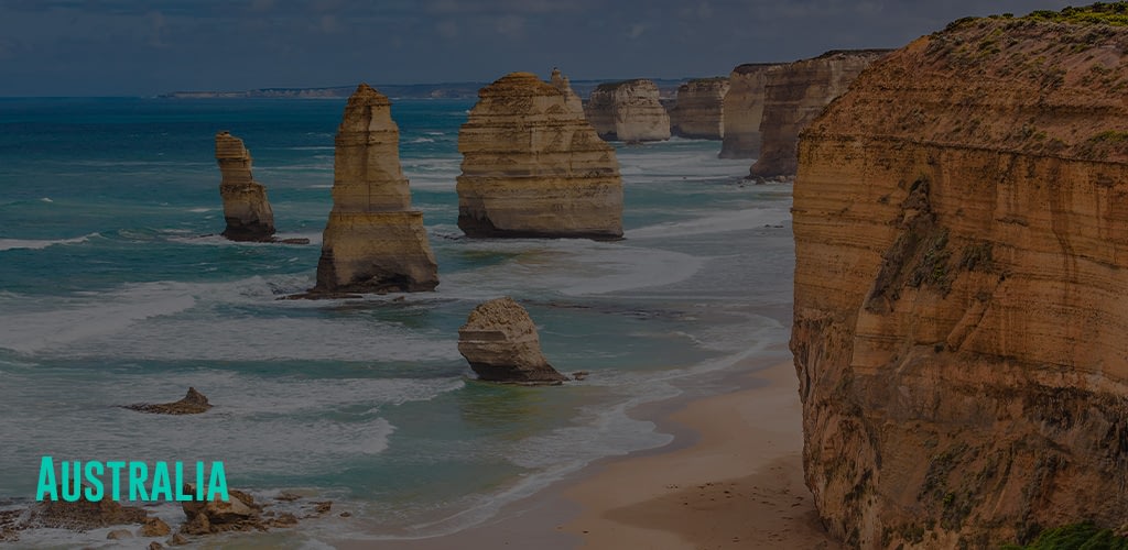the shores of the Great Ocean Road