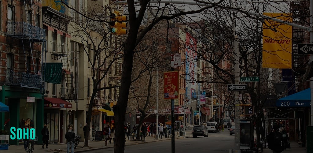 busy streets of Soho