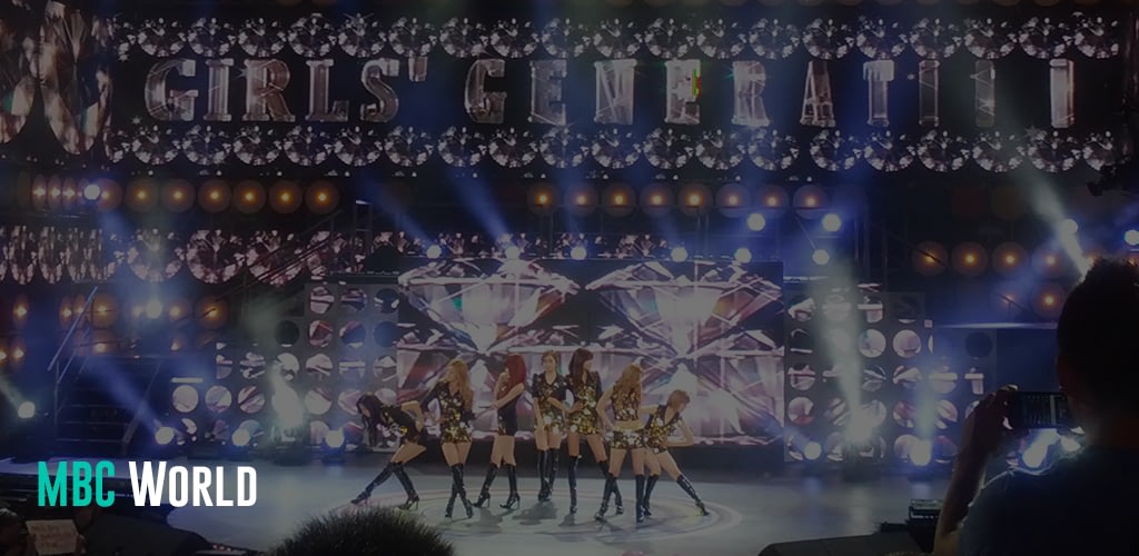 A Korean girl group performing live on stage