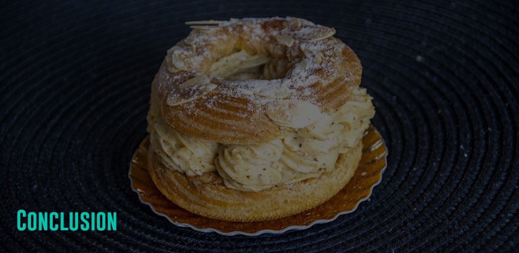 Paris Brest with creme