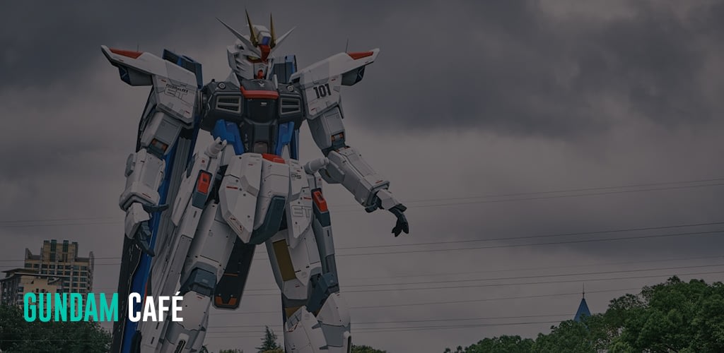 a giant Gundam robot