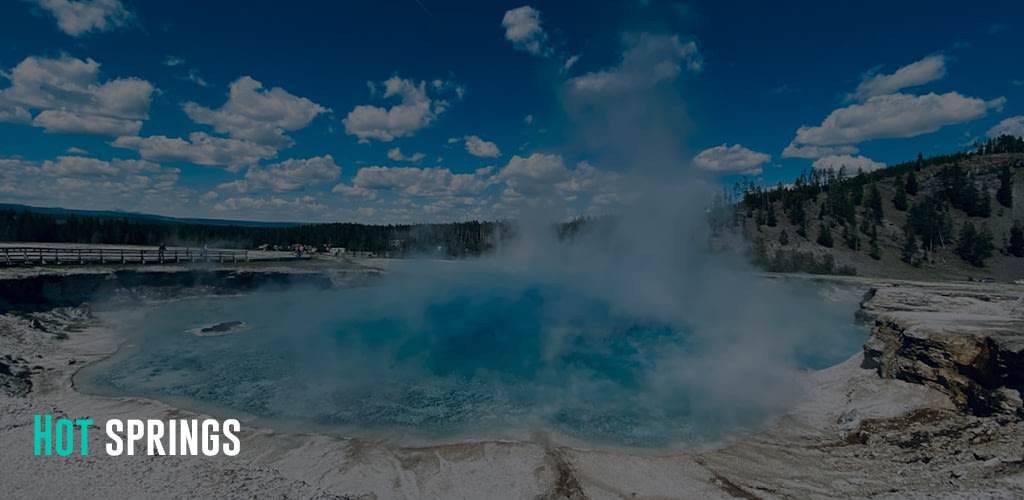 a beautiful pool of natural hot spring