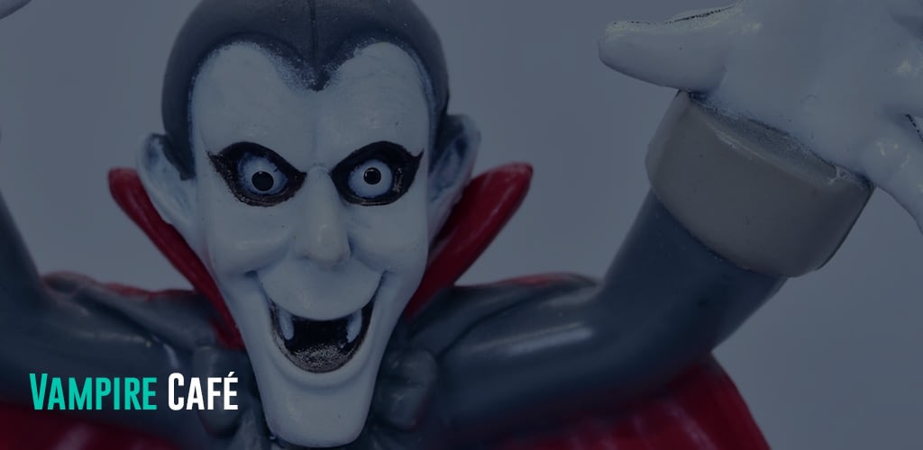 a vampire statue