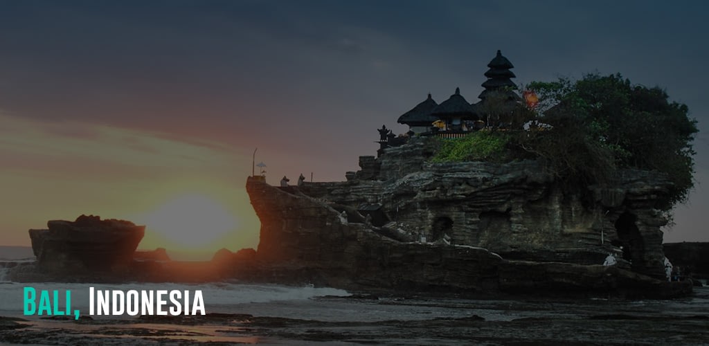 Bali during sunrise